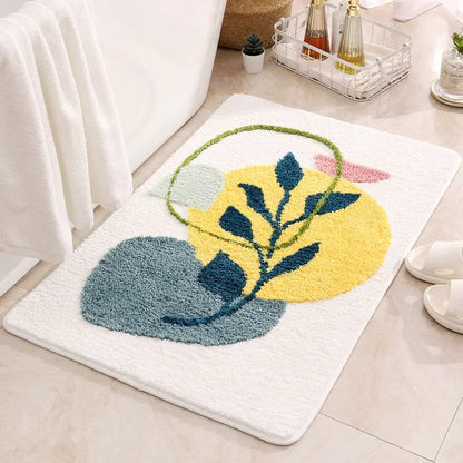 Plush Floral Rug