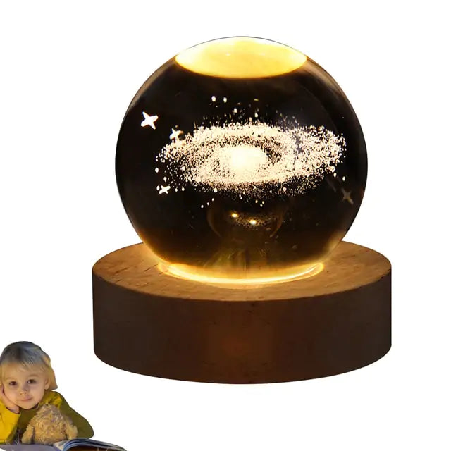 Glowing Crystal Ball Night Light